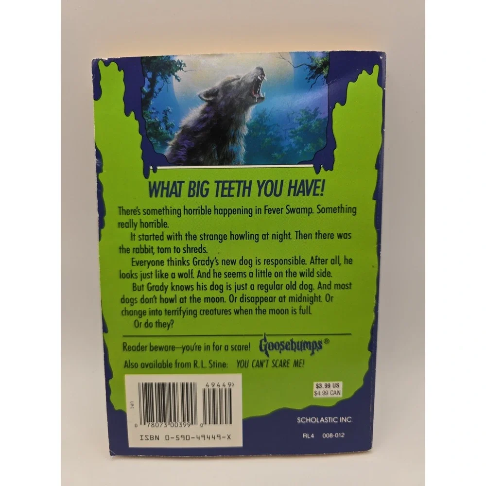 Werewolf of Fever Swamp by R. L. Stine (1993, Trade Paperback)